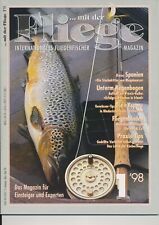 ...mit der Fliege, Nr. 1 / 1998 Zeitschrift, Magazin Flugangler, Fliegenfischen
