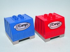 Lego Duplo Eisenbahn - Cargo Aufbauten für Intelli Waggon, Wagen   #4297