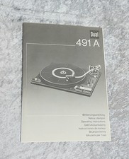 Original Dual 491 A Anleitung 