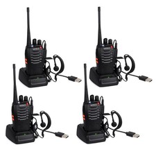 Proster 4× Walkie Talkie UHF