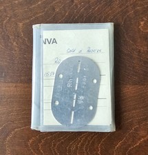 NVA Wehrdienstausweis  Staatssicherheit  Wachregiment mit Erkennungsmarke 