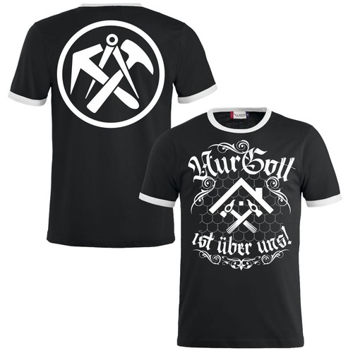 Herren tshirt nur - gott, ist