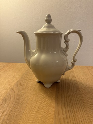 Kaffeekanne elfenbeinfarben