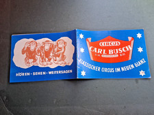1961 programm CIRCUS CARL