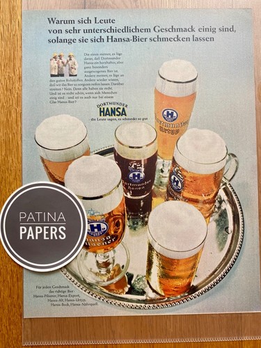 1967 dortmunder hansa bier - 1967,