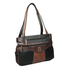 Damen Schultertasche Handtasche Shopper Tasche Klassisch Einkaufstasche Schwarz