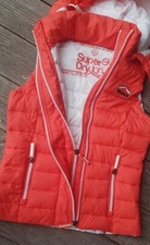 SUPERDRY FUJI  DOUBLE ZIP  STEPPWESTE GRÖßE S ROT NEU