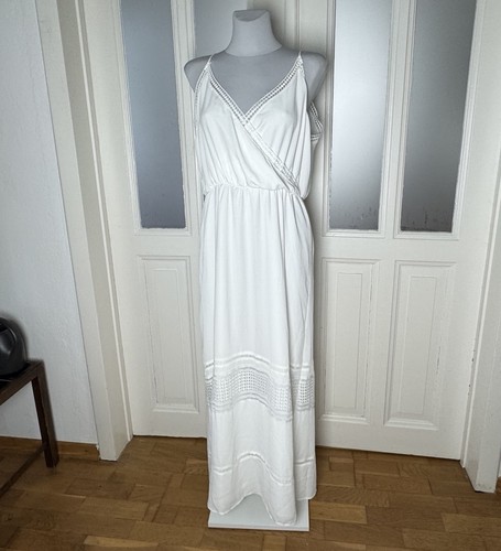 Maxikleid weiß mango - weiß,