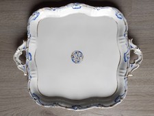 Antik Porzellan Schale / Platte SPM Schumann Berlin um 1860  Prunk Tablett