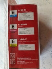 Original Canon Multipack BCI-6C BCI-6M BCI-6Y - 3x13ml Tintenpatronen Value Pack