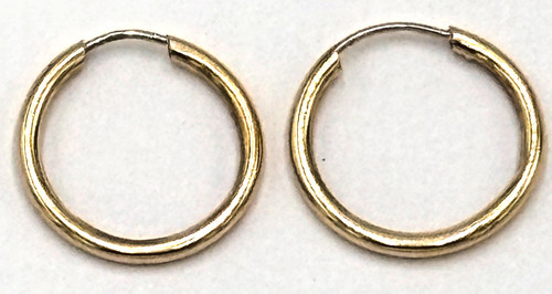Vintage gold creolen - gold,