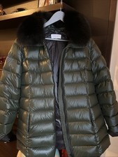 Daunenjacke ESCADA Sport Gr.42. (44) Tannengrün Neu Pelzkragen Daunenjacke Top