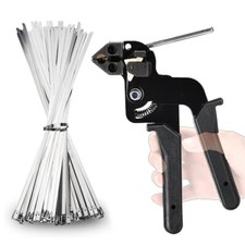 Kabelbinderzange 12mm Spannwerkzeug für Edelstahl Kabelbinder Zange Spanner TOP!