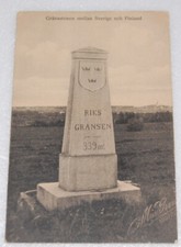 alte AK Grenzstein zwischen