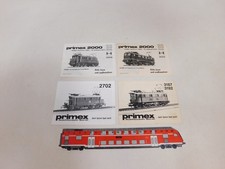 4x Primex Märklin H0 Anweisung Beschreibung 3008 3033 3187 3192 2702 #DV623-0,5