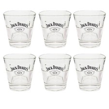 6x Jack Daniels Whiskey Glas