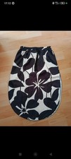 Schwarz weisser Maxirock. Seitlich Geschlitzt. Gr. 46. Neu. Shein
