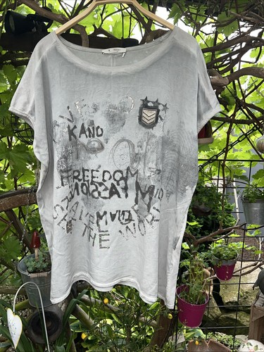 Monari bluse shirt 46 - gr., grau