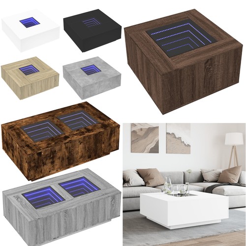 Led couchtisch beistelltisch - led,