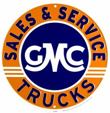 GMC Blechschild 60cm! Trucks