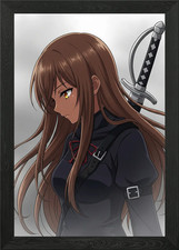 Anime Mädchen mit Schwert