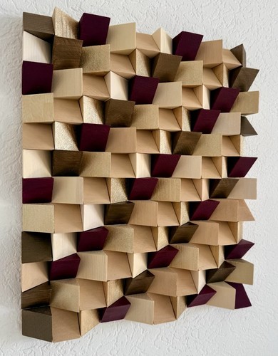 Holzmosaik wandkunst - holzmosaik,