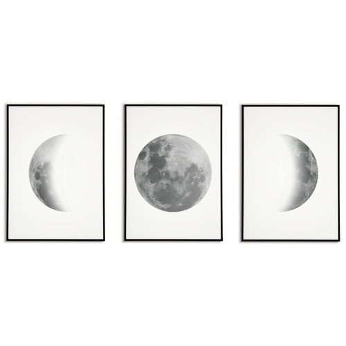 Mondphasen poster set - set, 3