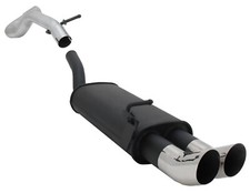 NOVUS SPORTAUSPUFF VW GOLF 4 2x76 DTM Endschalldämpfer mit ABE