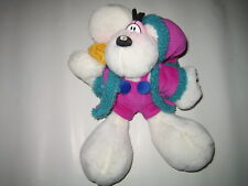  Diddl Maus ca.22 cm groß, mit Lilafarbene Jacke ,Unbespielt, aus Sammlung