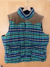 ** Neu: Ralph Lauren Denim & Supply "Leather Patch"   Weste / Gilet , Gr. L **