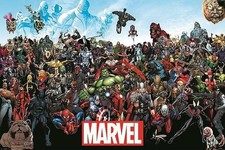 MARVEL COMICS POSTER COMPLETE