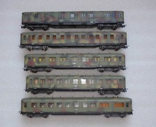 LILIPUT H0: DRG/ Wehrmacht- Truppentransport, Tarn- Schürzenwagen- SET, Ep.II