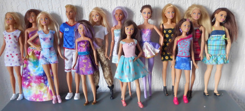 Barbie puppen komplett - barbie, ~