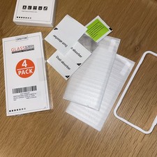 4x OMOTON Panzer Schutz Glas Für Iphone 12 & 12Pro, Mit Positionierhilfe,