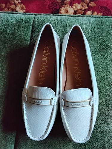 Weiße calvin klein loefer - weiße,