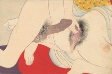 Shunga - Japan - Farbholzschnitt - Erotisch - Meiji Periode - Shin-Hanga