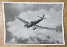 Altes großes Foto deutsches Flugzeug Focke Wulf Fw 58 "Weihe" / 18,4 x  13cm
