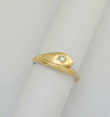 Ring 585er gelbgold 08ct - ring,