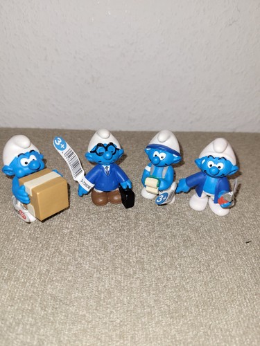 Schleich schlümpfe set - schlümpfe, büro