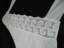 antike Edwardian Art Deco Magd Zofe Schürze Landhaus Spitze Viktorian Nostalgie 