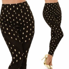 Damen Glitzer Leggings