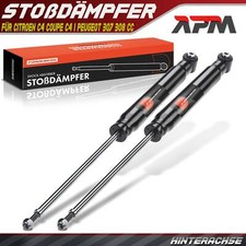 2x Federbein Stoßdämpfer Gas Hinten für Citroën C4 Coupe C4 I Peugeot 307 308 CC