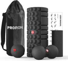PROIRON Schaumstoff Roller Set 5 in 1 Tiefengewebe Muskelmassage, Triggerpunktmassage