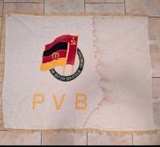 DDR Fahne / Flagge Deutsch Sowjetische Freundschaft. PVB