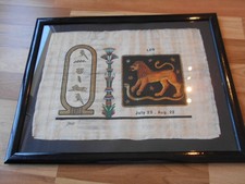 Ägypten Papyrus Löwe Sternzeichen Bild