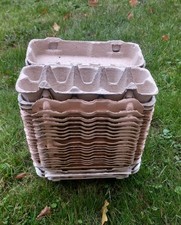 25 Eierkartons 10er Eierpappen Eierschachteln Verpackung gebraucht Hühnereier