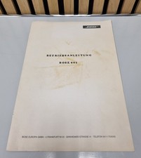 Bose 901 Lautsprecher - Bedienungsanleitung - Deutsch