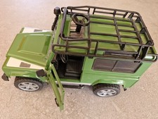 Bruder Land Rover Defender lenkbare Vorderachse Dachgepäckträger