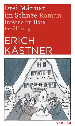 Drei männer schnee - im,