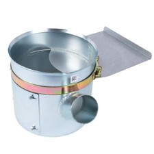 Robuster Schneckenkasten NW250 für Steigschnecken Ø75 als Entnahme Gewebesilo 